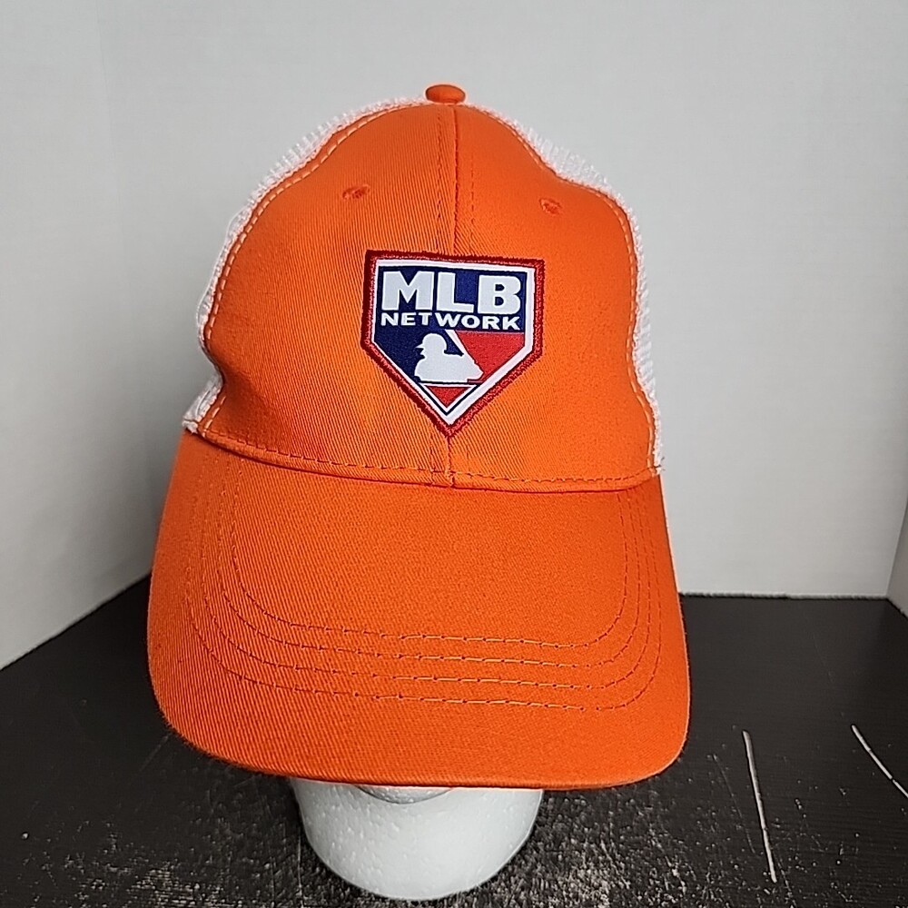 Baltimore Orioles Hat Snapback White Mesh Embroidered Logo MLB Network Bird Mens
